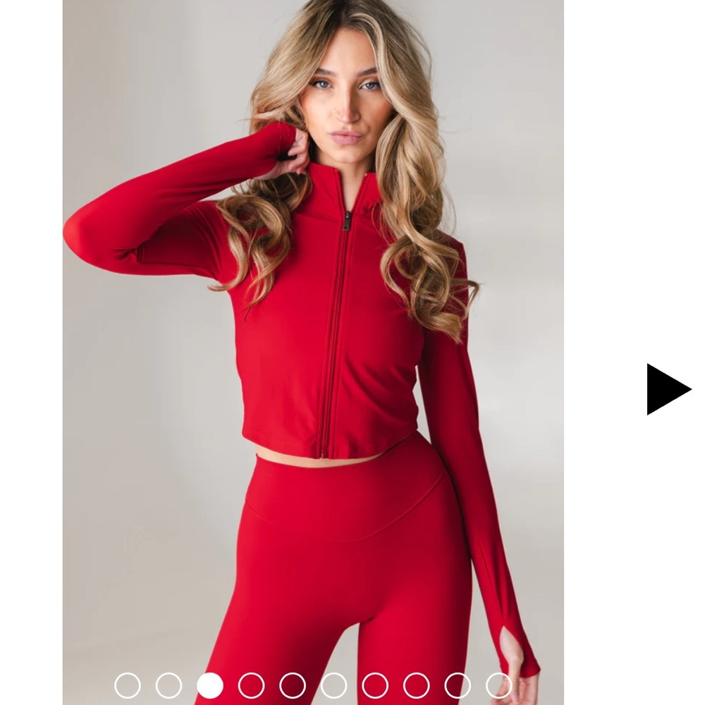 Vitality - Cloud II Jacket in colour cherry red | size 2xs